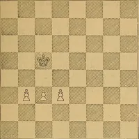 An illustration from The book of chess: containing the rudiments of the game, and elementary analyses of the most popular openings (1882)