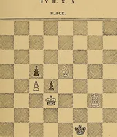 An illustration from The book of chess: containing the rudiments of the game, and elementary analyses of the most popular openings (1882)