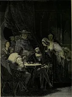 An illustration from The book of chess: containing the rudiments of the game, and elementary analyses of the most popular openings (1882)