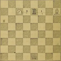 An illustration from The book of chess: containing the rudiments of the game, and elementary analyses of the most popular openings (1882)