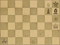 An illustration from The book of chess: containing the rudiments of the game, and elementary analyses of the most popular openings (1882)