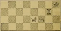 An illustration from The book of chess: containing the rudiments of the game, and elementary analyses of the most popular openings (1882)