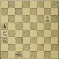 An illustration from The book of chess: containing the rudiments of the game, and elementary analyses of the most popular openings (1882)