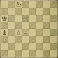 An illustration from The book of chess: containing the rudiments of the game, and elementary analyses of the most popular openings (1882)
