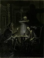 An illustration from The book of chess: containing the rudiments of the game, and elementary analyses of the most popular openings (1882)