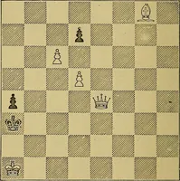 An illustration from The book of chess: containing the rudiments of the game, and elementary analyses of the most popular openings (1882)