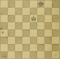 An illustration from The book of chess: containing the rudiments of the game, and elementary analyses of the most popular openings (1882)