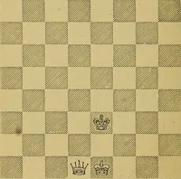 An illustration from The book of chess: containing the rudiments of the game, and elementary analyses of the most popular openings (1882)
