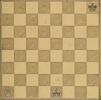 An illustration from The book of chess: containing the rudiments of the game, and elementary analyses of the most popular openings (1882)