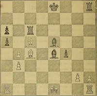 An illustration from The book of chess: containing the rudiments of the game, and elementary analyses of the most popular openings (1882)