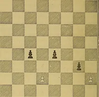 An illustration from The book of chess: containing the rudiments of the game, and elementary analyses of the most popular openings (1882)