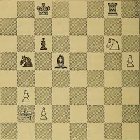An illustration from The book of chess: containing the rudiments of the game, and elementary analyses of the most popular openings (1882)