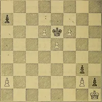 An illustration from The book of chess: containing the rudiments of the game, and elementary analyses of the most popular openings (1882)