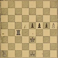 Picture 44 of 110 from The book of chess: containing the rudiments of the game, and elementary analyses of the most popular openings (1882), leaf 98