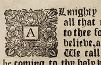 An illustration from The book of common-prayer and administration of the sacraments, and other rites & ceremonies of the Church, according to the use of the Church of England : together with the Psalter or Psalms of David, pointed as they are to be sung or said in churches, and the form & manner of making, ordaining, & consecrating of bishops, priests, and deacons (1669)