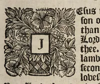 An illustration from The book of common-prayer and administration of the sacraments, and other rites & ceremonies of the Church, according to the use of the Church of England : together with the Psalter or Psalms of David, pointed as they are to be sung or said in churches, and the form & manner of making, ordaining, & consecrating of bishops, priests, and deacons (1669)