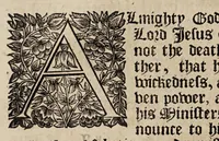 An illustration from The book of common-prayer and administration of the sacraments, and other rites & ceremonies of the Church, according to the use of the Church of England : together with the Psalter or Psalms of David, pointed as they are to be sung or said in churches, and the form & manner of making, ordaining, & consecrating of bishops, priests, and deacons (1669)
