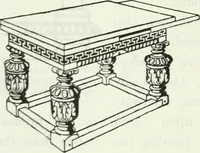 An illustration from The book of decorative furniture, its form, colour and history (1910)