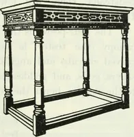 An illustration from The book of decorative furniture, its form, colour and history (1910)