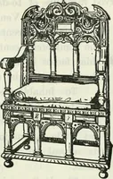An illustration from The book of decorative furniture, its form, colour and history (1910)