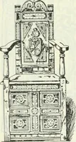 An illustration from The book of decorative furniture, its form, colour and history (1910)