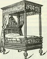 An illustration from The book of decorative furniture, its form, colour and history (1910)