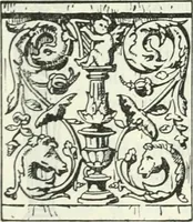 An illustration from The book of decorative furniture, its form, colour and history (1910)