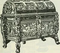 An illustration from The book of decorative furniture, its form, colour and history (1910)