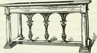 An illustration from The book of decorative furniture, its form, colour and history (1910)