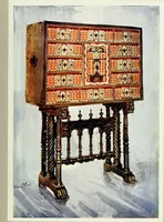 An illustration from The book of decorative furniture, its form, colour and history (1910)