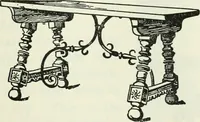 An illustration from The book of decorative furniture, its form, colour and history (1910)