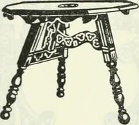 An illustration from The book of decorative furniture, its form, colour and history (1910)