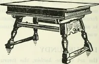 An illustration from The book of decorative furniture, its form, colour and history (1910)