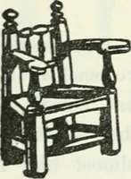 An illustration from The book of decorative furniture, its form, colour and history (1910)