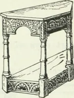Picture 239 of 386 from The book of decorative furniture, its form, colour and history (1910), leaf 307