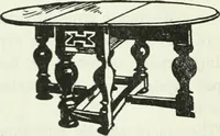 An illustration from The book of decorative furniture, its form, colour and history (1910)