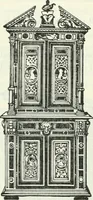 An illustration from The book of decorative furniture, its form, colour and history (1910)