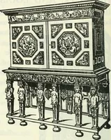 An illustration from The book of decorative furniture, its form, colour and history (1910)