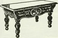 An illustration from The book of decorative furniture, its form, colour and history (1910)