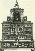 An illustration from The book of decorative furniture, its form, colour and history (1910)