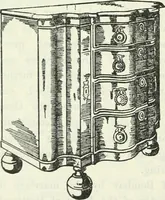 An illustration from The book of decorative furniture, its form, colour and history (1910)