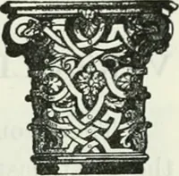 An illustration from The book of decorative furniture, its form, colour and history (1910)