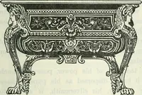 An illustration from The book of decorative furniture, its form, colour and history (1910)
