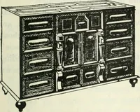 An illustration from The book of decorative furniture, its form, colour and history (1910)
