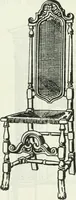 An illustration from The book of decorative furniture, its form, colour and history (1910)