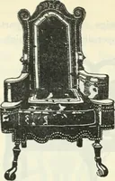 An illustration from The book of decorative furniture, its form, colour and history (1910)
