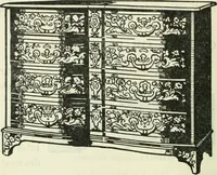 An illustration from The book of decorative furniture, its form, colour and history (1910)