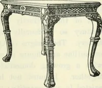 An illustration from The book of decorative furniture, its form, colour and history (1910)
