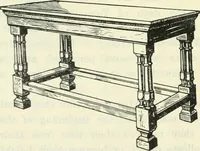 An illustration from The book of decorative furniture, its form, colour and history (1910)
