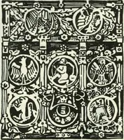 An illustration from The book of decorative furniture, its form, colour and history (1910)